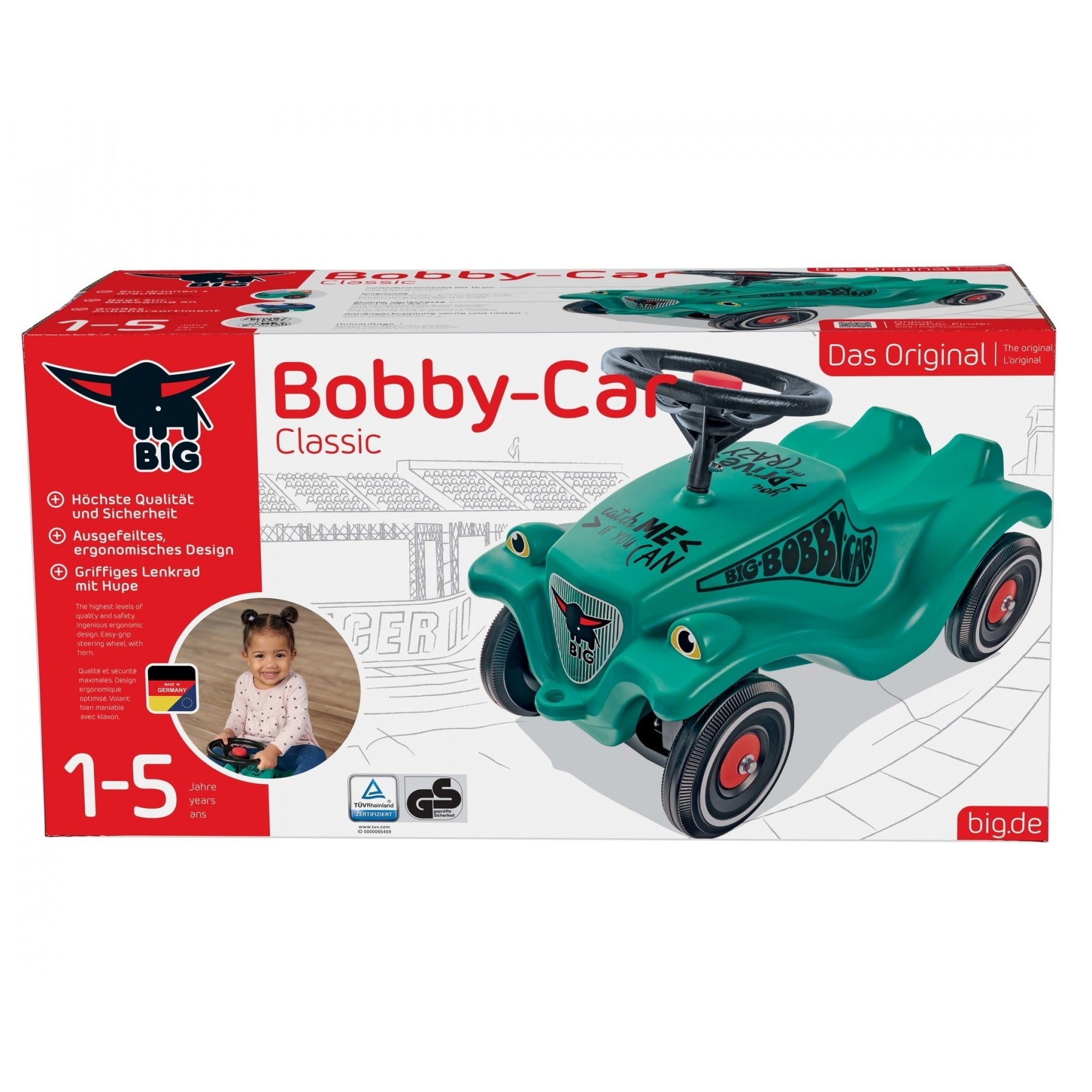 Big Bobby Car Classic Racer 2 – Hurley Burley Toys